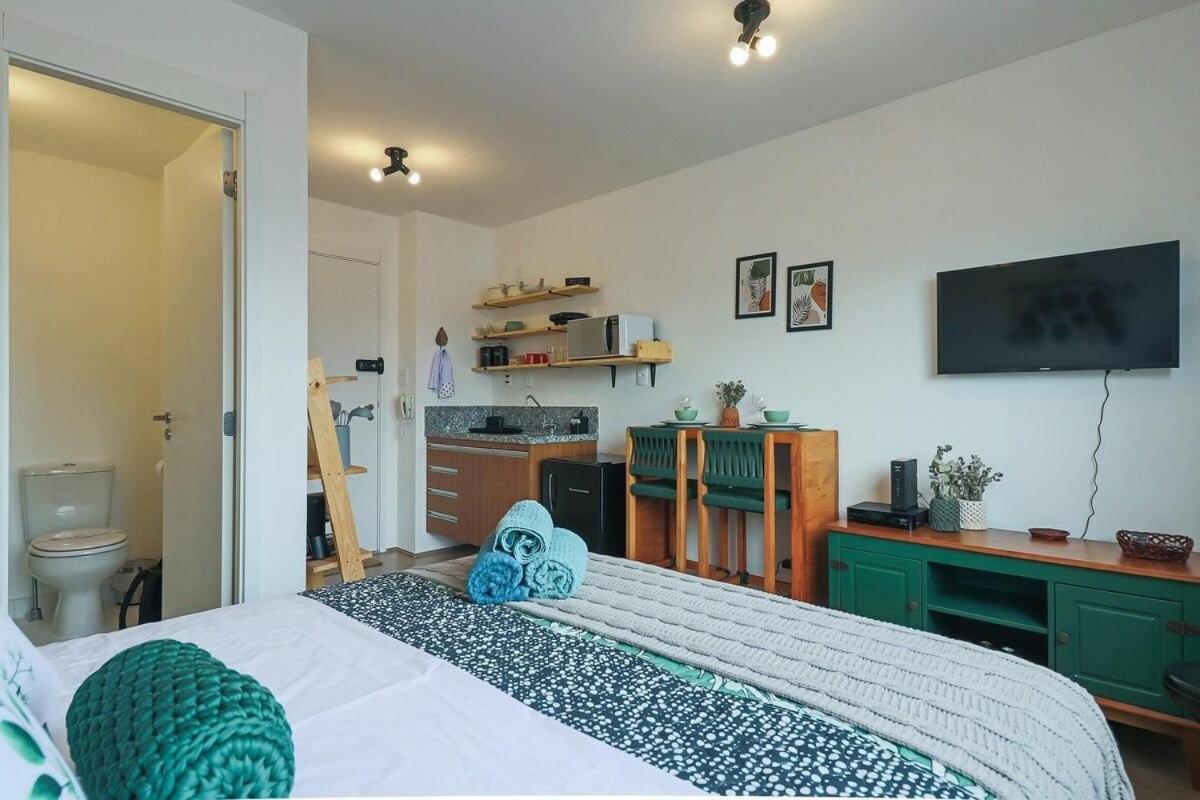 Aconchegante Studio No Bras Com Piscina/Metro Bras São Paulo Eksteriør bilde