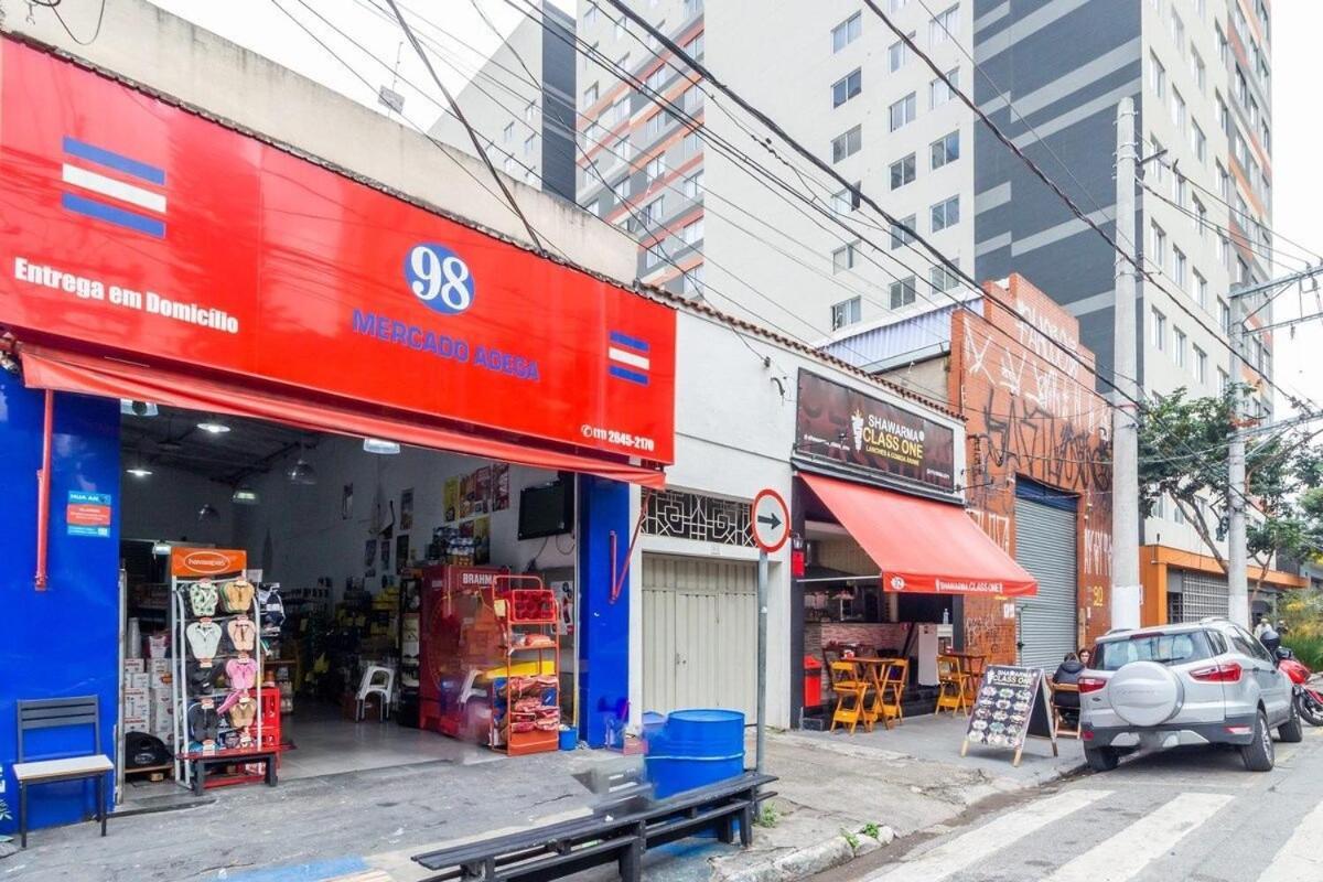 Aconchegante Studio No Bras Com Piscina/Metro Bras São Paulo Eksteriør bilde